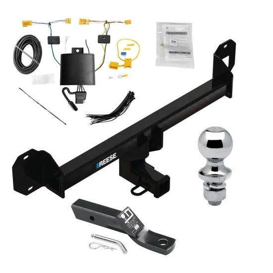 Custom Fit Trailer Hitch Wiring Harness (Plug & Play) 2" Drop Ball-Mount w/ Pin/Clip 1-7/8" Chrome Ball Installation Hardware Installation Instructions 84628 118747 23 63816 Reese Trailer Tow Hitch 16-22 Mercedes GLC300 All Styles Complete P Reese Trailer Tow Hitch For 16-22 Mercedes GLC300 All Styles Complete Package w/ Wiring and 1-7/8" Ball