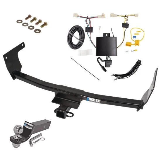 Tow Package For 19-23 Toyota RAV4 Trailer Hitch w/ Wiring 2" Drop Mount 2" Ball 2" Receiver Reese