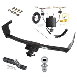 Reese Trailer Tow Hitch For 19-25 Toyota RAV4 21-25 RAV4 Prime 2" Receiver Complete Package w/ Wiring and 1-7/8" Ball