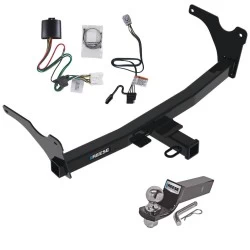 Reese Tow Package For 24-27 Toyota Grand Highlander Lexus TX350 TX500h TX550h+ Trailer Hitch w/ Wiring 2" Drop Mount 2" Ball 2" Receiver