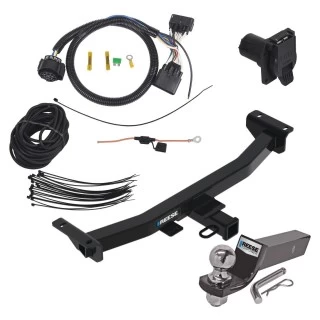 Reese Trailer Tow Hitch For 2024 Ford Ranger w/ 7-Way Pin Blade RV 4-Flat Plug Harness 2" Drop Mount 2" Ball Class 4 Reese Trailer Tow Hitch For 2024 Ford Ranger w/ 7-Way Pin Blade RV 4-Flat Plug Harness 2" Drop Mount 2" Ball Class 4