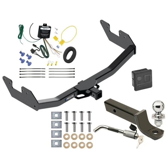 Reese Trailer Tow Hitch For 16-23 Toyota Hilux All Models Deluxe Package Wiring 2" Ball Mount and Lock
