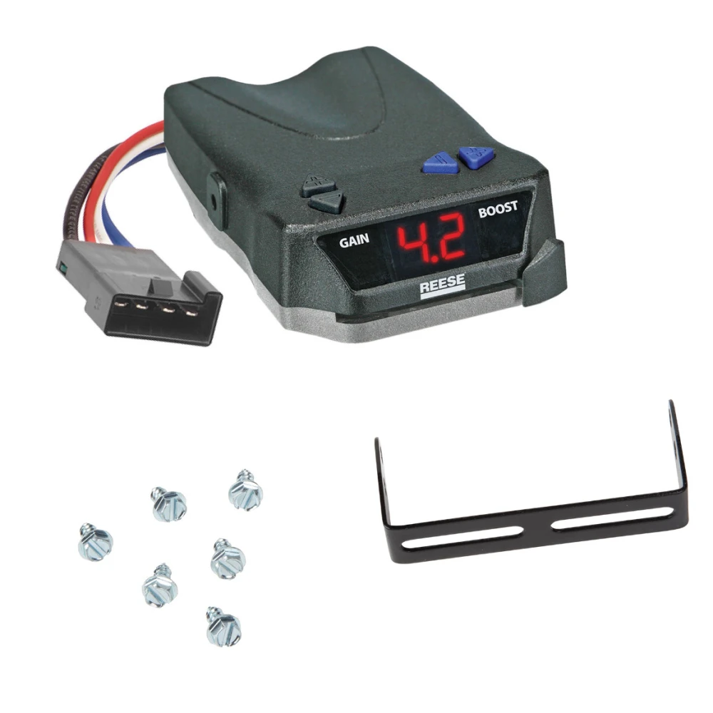 Class 3 4K Trailer Hitch Tow Package Reese Brake Control For 2025 Volkswagen ID. Buzz w/ 7-Way RV Wiring 2" Drop Mount 2" Ball 2" Receiver Draw-Tite Tekonsha