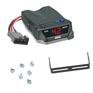 Class 3 4K Trailer Hitch Tow Package Reese Brake Control For 2025 Volkswagen ID. Buzz w/ 7-Way RV Wiring 2" Drop Mount 2" Ball 2" Receiver Draw-Tite Tekonsha