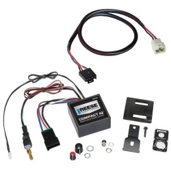 Reese Compact IQ Hidden Trailer Brake Control For 20-25 KIA Telluride 20-22 Hyundai Palisade 22-25 Santa Cruz 01-25 Santa Fe 13-18 Sport 2019 XL 03-25 Sorento w/ Plug Play Wiring Adapter Proportional Trailer Brakes Module Box Controller 1-3 Axle