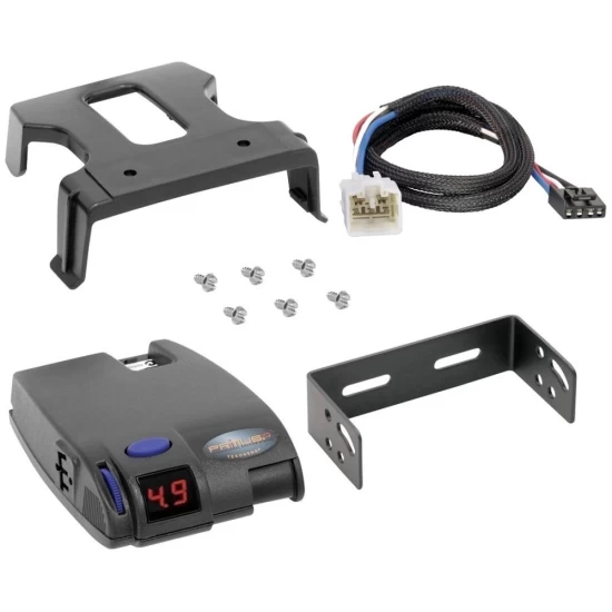 Tekonsha Primus IQ Electric Trailer Brake Control for 03-14 Toyota Tundra w/ Plug Play Wiring Adapter Proportional Eletric Trailer Brakes Module Box Controller