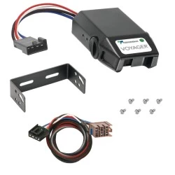 Trailer Brake Control for 03-06 Chevy Silverado Suburban GMC Sierra 1500 1500 HD 2500 2500 HD 3500 2007 Classic 03-04 2500 LD w/ Plug Play Wiring Adapter Tekonsha Voyager Eletric Trailer Brakes Module Box Controller