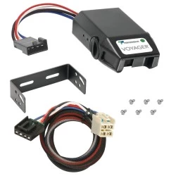 Trailer Brake Control for 14-18 Chevy Silverado GMC Sierra 1500 2019 LD Legacy w/ Plug Play Wiring Adapter Tekonsha Voyager Eletric Trailer Brakes Module Box Controller