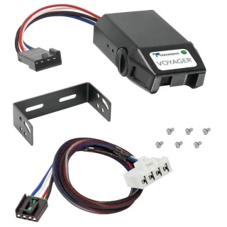 Trailer Brake Control for 95-09 Dodge RAM 1500 2500 3500 w/ Plug Play Wiring Adapter Tekonsha Voyager Eletric Trailer Brakes Module Box Controller