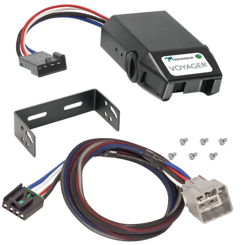 Trailer Brake Control for 11-12 RAM 1500 2500 3500 w/ Plug Play Wiring Adapter Tekonsha Voyager Eletric Trailer Brakes Module Box Controller