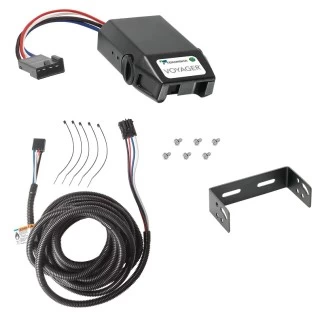 Clam Shell Trailer Brake Control for 07-26 BMW X5 w/ Factory 7-Way w/ Plug Play Wiring Adapter Tekonsha Voyager Eletric Trailer Brakes Module Box Controller