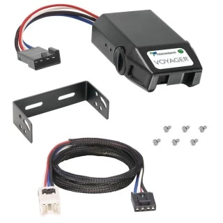 Clam Shell Trailer Brake Control for 13-20 22-27 Nissan Pathfinder w/ Plug Play Wiring Adapter Tekonsha Voyager Eletric Trailer Brakes Module Box Controller