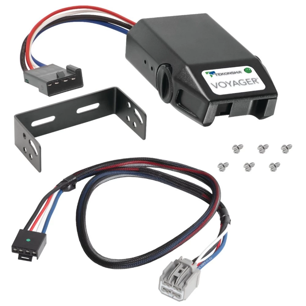Trailer Brake Control for 20-23 Hyundai Palisade KIA Telluride 22-23 Santa Cruz w/ Plug Play Wiring Adapter Tekonsha Voyager Eletric Trailer Brakes Module Box Controller
