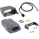 Trailer Brake Control for 20-24 Hyundai Palisade KIA Telluride 22-24 Santa Cruz w/ Plug Play Wiring Adapter Tekonsha Prodigy P2 Eletric Trailer Brakes Module Box Controller