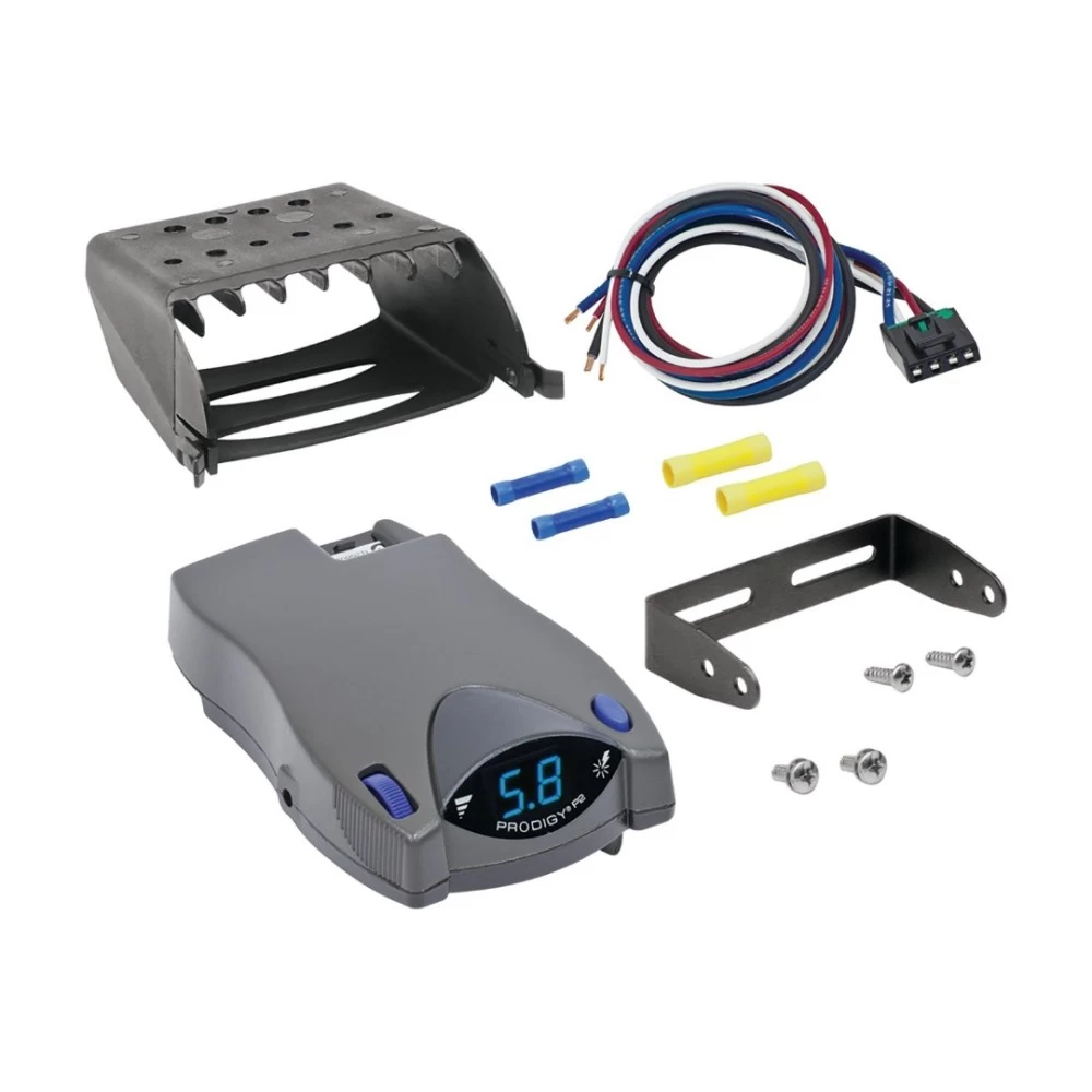 For 2005-2024 Nissan Frontier Trailer Hitch Tow PKG w/ 8K Round Bar Weight Distribution Hitch w/ 2-5/16" Ball + Pin/Clip + Tekonsha Prodigy P2 Brake Control + Plug & Play BC Adapter + 7-Way RV Wiring By Draw-Tite For 2005-2024 Nissan Frontier Trailer Hitch Tow PKG w/ 8K Round Bar Weight Distribution Hitch w/ 2-5/16" Ball + Pin/Clip + Tekonsha Prodigy P2 Brake Control + Plug & Play BC Adapter + 7-Way RV Wiring By Draw-Tite