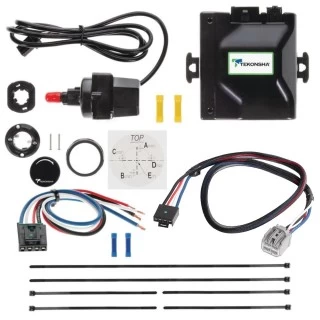 Tekonsha Prodigy iD Trailer Brake Control for 11-23 Dodge Durango Jeep Grand Cherokee 17-23 Chrysler Pacifica w/ Plug Play Wiring Adapter Bluetooth Edge App Proportional Module Box Controller