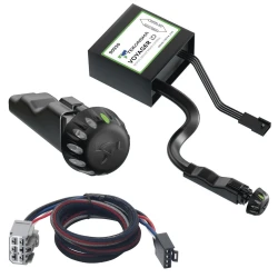 Tekonsha Voyager ID Hidden Trailer Brake Control for 07-09 Saturn Outlook w/ Plug Play Wiring Adapter Proportional Trailer Brakes Module Box Controller 1-3 Axle