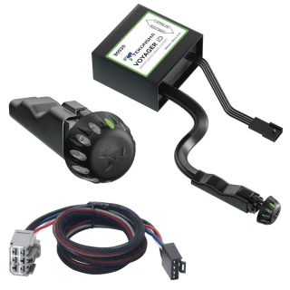  Tekonsha Voyager iD hidden trailer brake controller with wiring harness for 2018 Chevy Traverse Limited