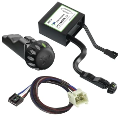 Tekonsha Voyager ID Hidden Trailer Brake Control for 09-11 Kia Borrego w/ Factory 7-Way w/ Plug Play Wiring Adapter Proportional Trailer Brakes Module Box Controller 1-3 Axle