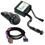 Tekonsha Voyager ID Hidden Trailer Brake Control for 94-96 Ford Bronco Tekonsha Voyager ID Hidden Trailer Brake Control for 94-96 Ford Bronco w/ Plug Play Wiring Adapter Proportional Trailer Brakes Module Box Controller 1-3 Axle