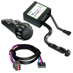 Tekonsha Voyager ID Hidden Trailer Brake Control for 94-96 Ford Bronco Tekonsha Voyager ID Hidden Trailer Brake Control for 94-96 Ford Bronco w/ Plug Play Wiring Adapter Proportional Trailer Brakes Module Box Controller 1-3 Axle