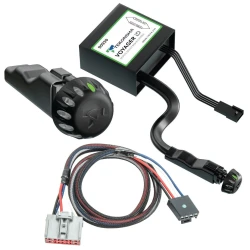 Tekonsha Voyager ID Hidden Trailer Brake Control for 19-23 Chevy Silverado GMC Sierra 1500 20-23 2500 3500 HD w/ Plug Play Wiring Adapter Proportional Trailer Brakes Module Box Controller 1-3 Axle