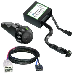Tekonsha Voyager ID Hidden Trailer Brake Control for 05-07 Ford F-250 F-350 F-450 F-550 Super Duty Cab and Chassis w/ Plug Play Wiring Adapter Proportional Trailer Brakes Module Box Controller 1-3 Axle