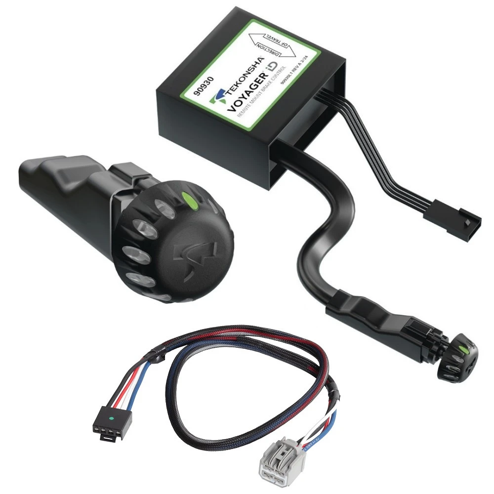  Tekonsha Voyager iD Brake Controller with Plug & Play Harness for Jeep & Dodge 2011–2022