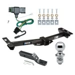 Reese Trailer Tow Hitch For 88-00 Chevy GMC C/K Pickup Roll Pan Bumper Complete Package w/ Wiring and 1-7/8" Ball