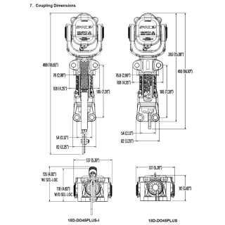 Cruisemaster DO45 Plus 4.5T articulating off-road trailer hitch coupler with handbrake CMDO45WHB