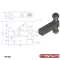 GEN-Y 16K Dual-Ball Mount 2 Inch Shank Heavy Duty Adjustable Trailer Hitch