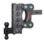GEN-Y BOSS 21K Torsion-Flex adjustable hitch 9-inch drop dual-ball 2.5-in receiver