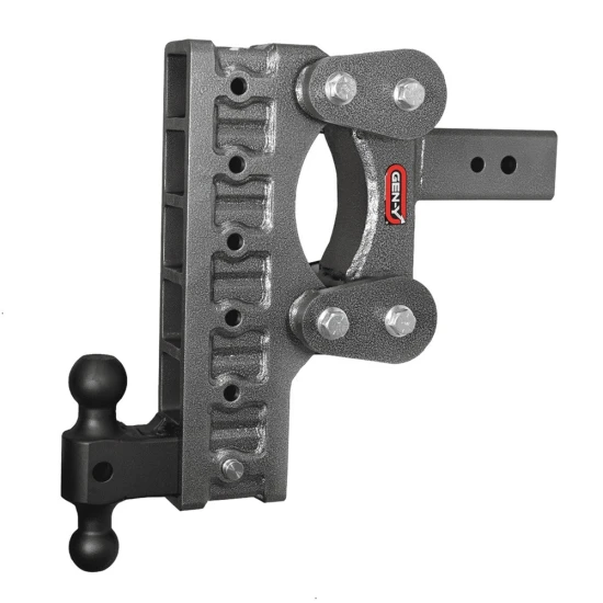 GEN-Y BOSS 21K Torsion-Flex 12 inch drop adjustable trailer hitch dual ball 3 inch receiver