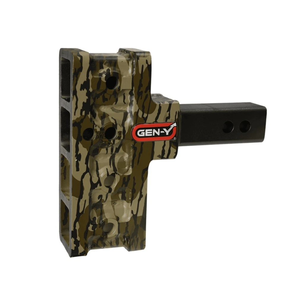 GEN-Y Mega-Duty 16K Drop Hitch with Mossy Oak Camo – 2" Offset Shank, 5" Drop