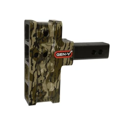 GEN-Y Mega-Duty 16K 2 Inch Offset Shank 2.5 Inch Rise 5 Inch Drop Hitch Only 2K TW Mossy Oak Hydro Dipped Heavy Duty Truck TJ-GH-204-MO