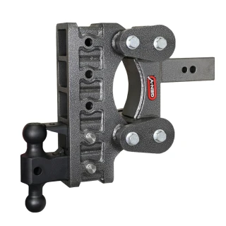 GEN-Y BOSS 32K Torsion-Flex 9in Drop Adjustable Trailer Hitch Dual-Ball Pintle Lock