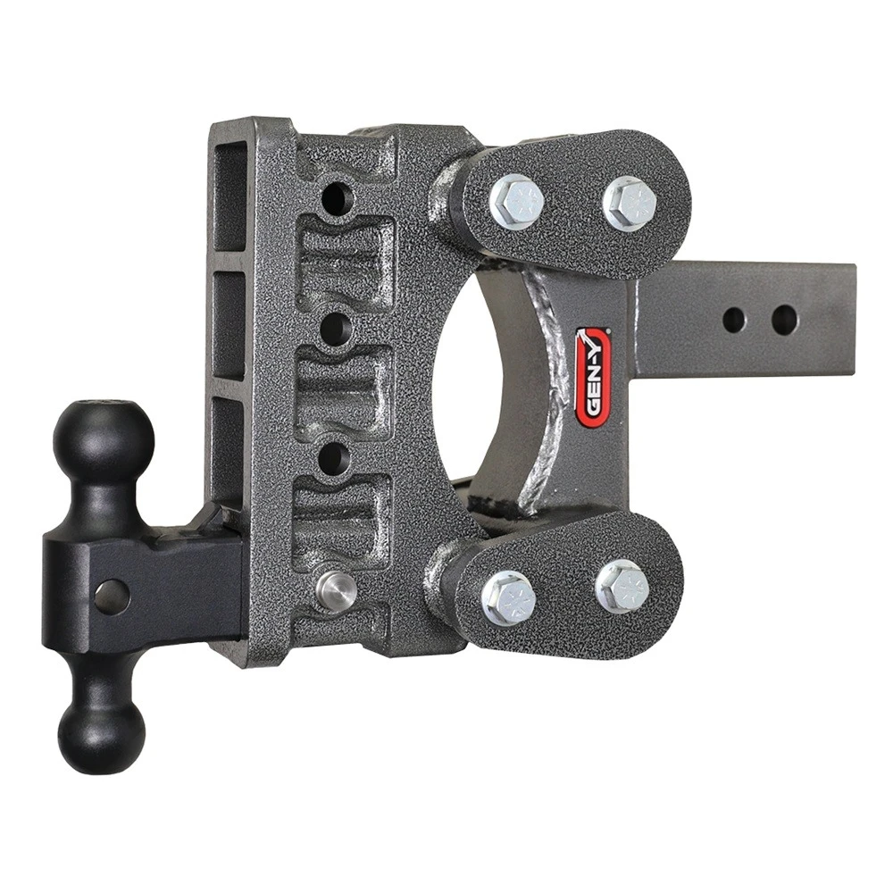 GEN-Y BOSS 32K Torsion-Flex 6″ Drop Adjustable Dual-Ball Trailer Hitch