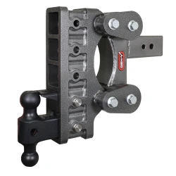 GEN-Y The BOSS 32K Torsion-Flex 9 Inch Drop Adjustable Trailer Hitch w/ Pintle Lock Dual-Ball 3 Inch Tow Receiver Mount 3.5K TW Heavy Duty Truck TJ-GH-2225 GH-0161 GH-0162