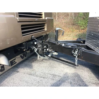 GEN-Y 33 inch Traveller Torsion-Flex TJ-GH-6724 21K frame mount hitch 6 inch offset drop dual ball pintle lock