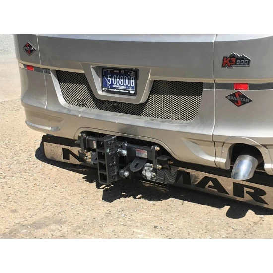 GEN-Y 33 inch Traveller Torsion-Flex TJ-GH-6623 21K frame mount hitch dual ball pintle lock