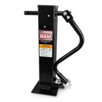 RAM TJD-12000SP-R2 12,000 lb direct weld heavy duty sidewind trailer jack with spring return drop leg