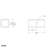 GEN-Y GH007 Hitch Reducer Sleeve 2.5 Inch to 2 Inch Adapter – Anti-Rattle Steel