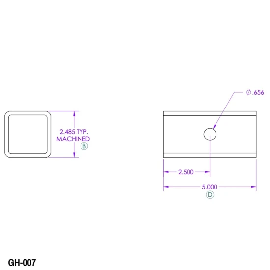 GEN-Y GH007 Hitch Reducer Sleeve 2.5 Inch to 2 Inch Adapter – Anti-Rattle Steel