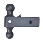 GEN-Y 21K Dual-Ball Mount for 2.5 Inch Hitch – Heavy Duty Adjustable Steel Hitch
