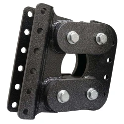 Gen-Y Hitch 32K Adjustable Trailer Coupler + Channel Bracket 5 Position Bolt On 8 Inch Height Adjustment Contractor Torsion Flex GH10003