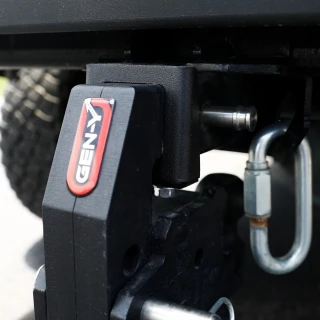 GEN-Y 2" Trailer Hitch Anti-Rattle Clamp Silencer – Bolt-On Clamp Style for Towing