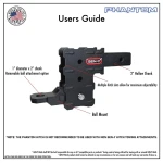 GEN‑Y Phantom 5K 2-inch hollow shank adjustable drop hitch with ball mount and pin