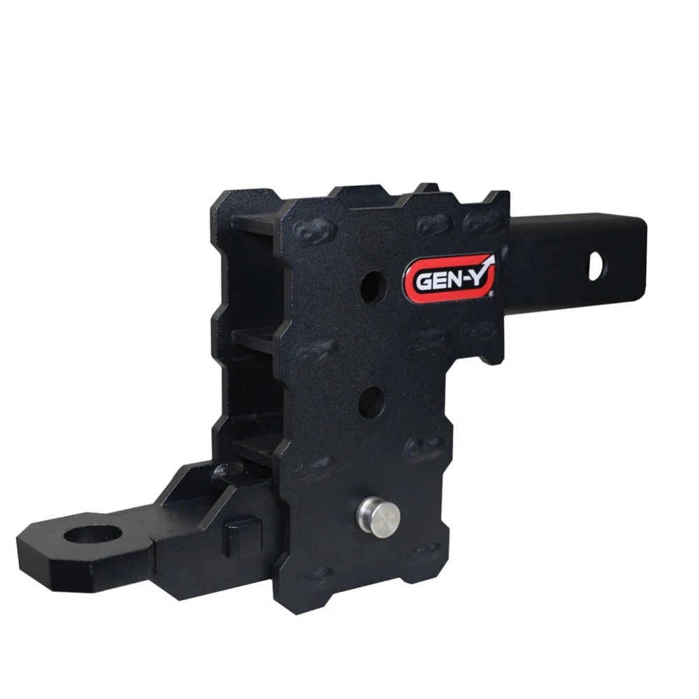 GEN-Y Phantom Standard 5K Plate-Style Ball Platform 2″ Shank 1″ Mounting Hole Black Steel