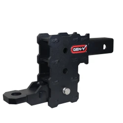 GEN-Y Phantom Standard 5K 2 Inch Shank Plate-Style Ball Platform w/ 1 Inch Mounting Hole 0.5K TW Tow Hitch TJ-GH-102541