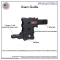 GEN-Y Phantom Standard 5K Plate-Style Ball Platform 2″ Shank 1″ Mounting Hole Black Steel